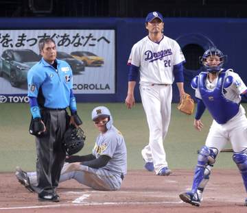 【解説】明暗分かれたコーチの走塁判断 阪神は森下が本塁憤死 中日は悪送球に乗じて先制