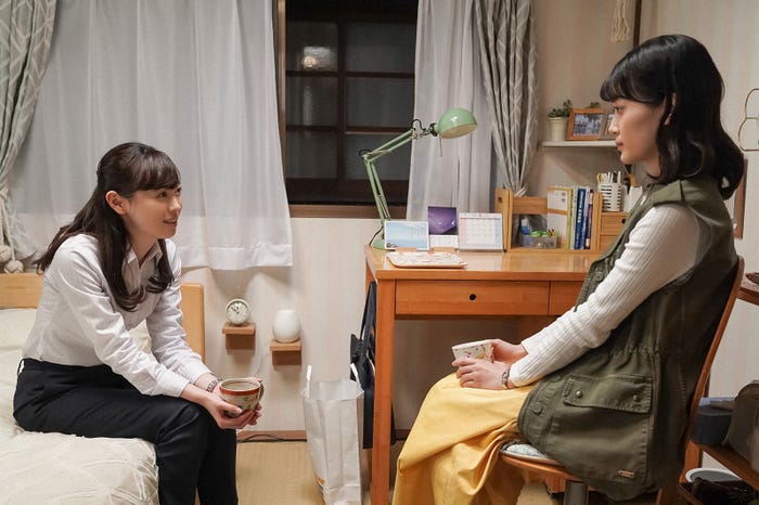 福原遥、山下美月/「舞いあがれ!」第91話(C)NHK