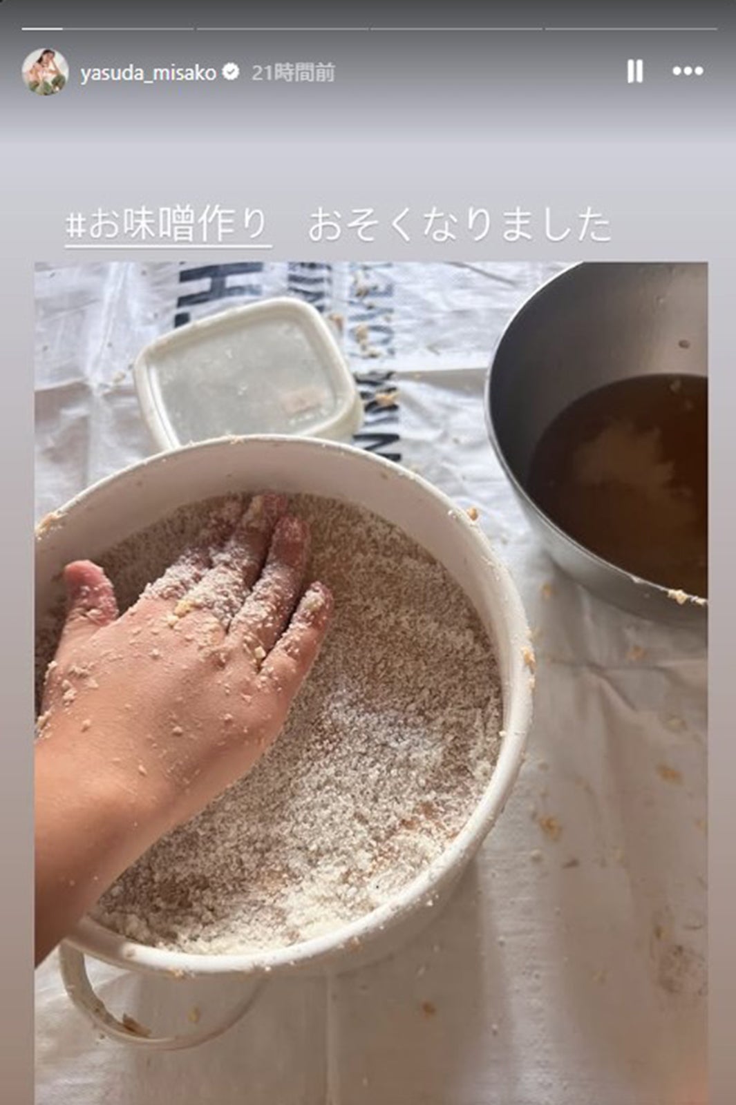 安田美沙子Instagramストーリーズより