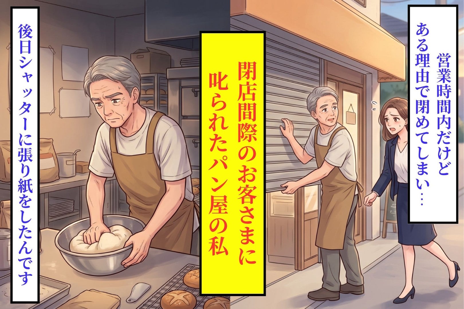 閉店間際のお客さまに叱られた私が、閉めた後の店で書いた１枚