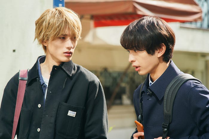 山中柔太朗、木村慧人 「飴色パラドックス」第2話より(C)「飴色パラドックス」製作委員会・MBS