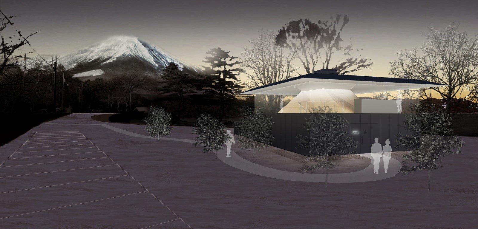 山梨に湖畔サウナ「サイクル」絶景“富士山ラウンジ”＆天然地下水の水風呂完備