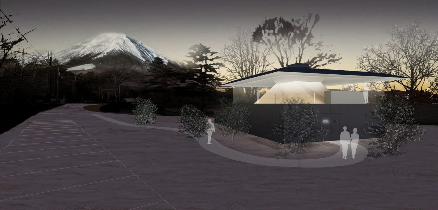 山梨に湖畔サウナ「サイクル」絶景“富士山ラウンジ”&天然地下水の水風呂完備