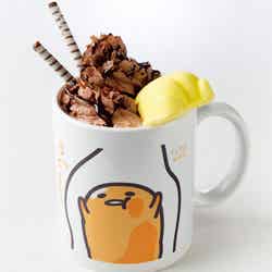 プリケツマシュマロ付き!あったか~ぐでらて(ショコらて)790円(税込)(C)2013,2016 SANRIO CO.,LTD.APPROVAL NO.S573244