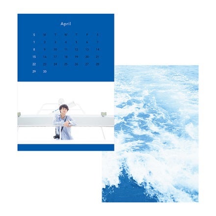 小関裕太「2018年カレンダー」4月写真（提供画像）