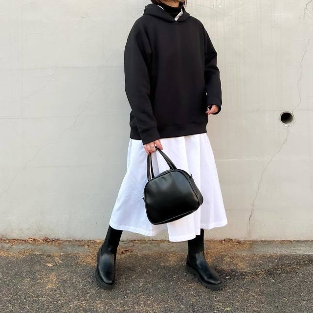 ユニクロ シャツワンピ