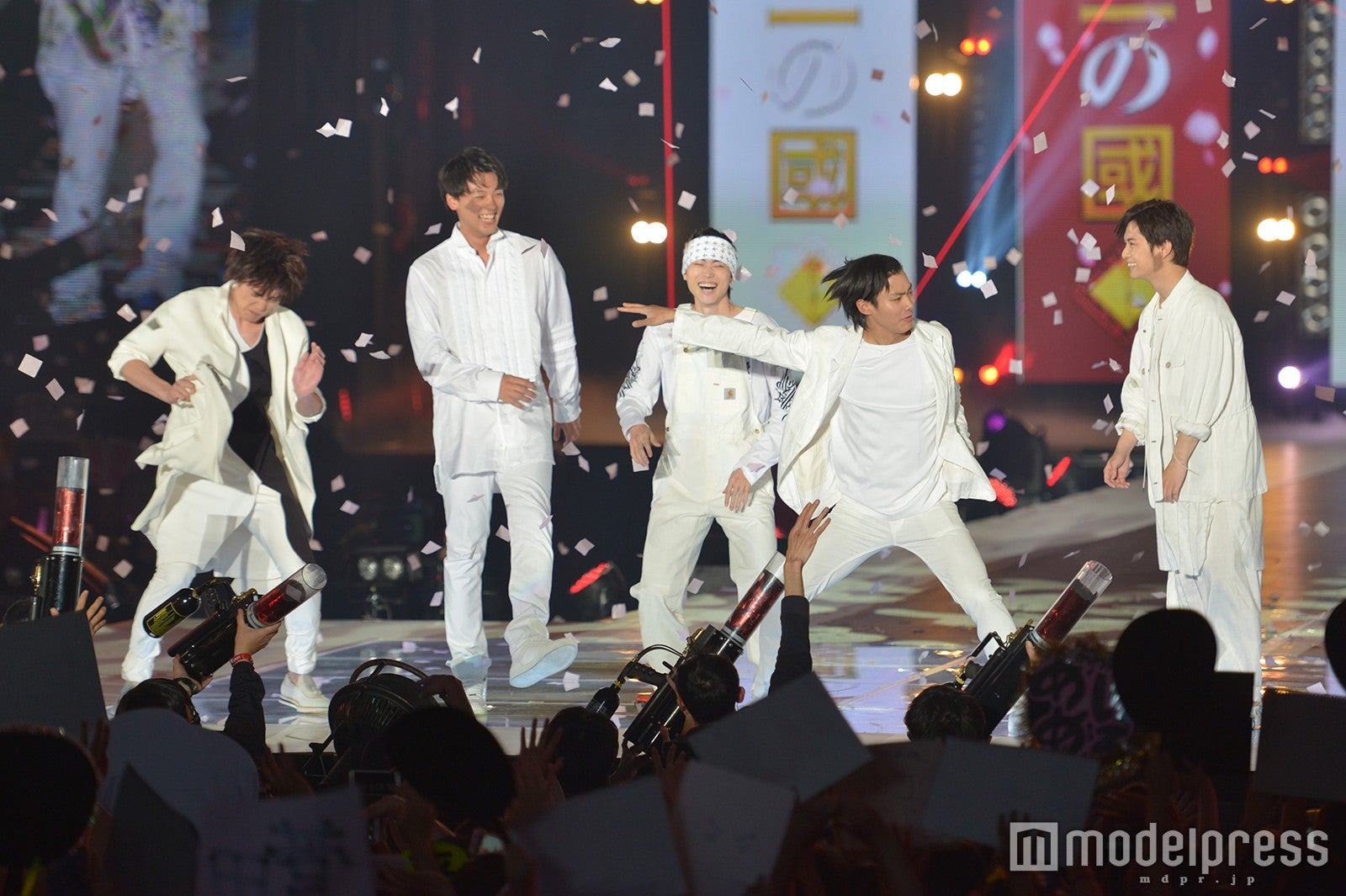 （左から）間宮祥太朗、竹内涼真、菅田将暉、野村周平、千葉雄大（C）モデルプレス