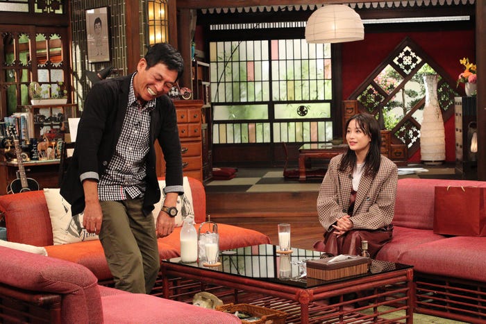 明石家さんま、広瀬すず(C)関西テレビ