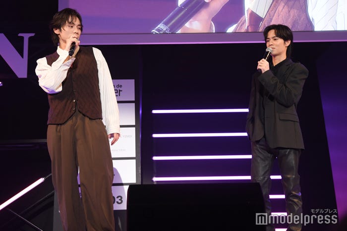 山下幸輝からのツンデレ告白を受ける奥野壮(C)モデルプレス