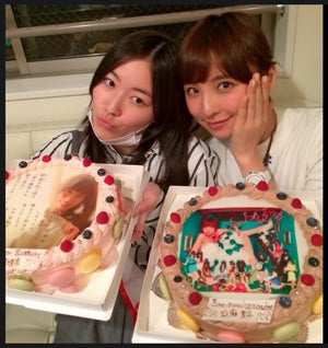篠田麻里子＆松井珠理奈、華やか合同バースデーにAKB48メンバー集結