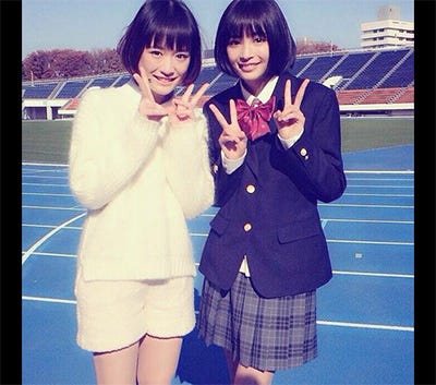 大原櫻子、広瀬すず/広瀬すずTwitterより