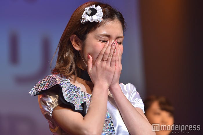 結果発表の瞬間/佐藤さやかさん (C)モデルプレス