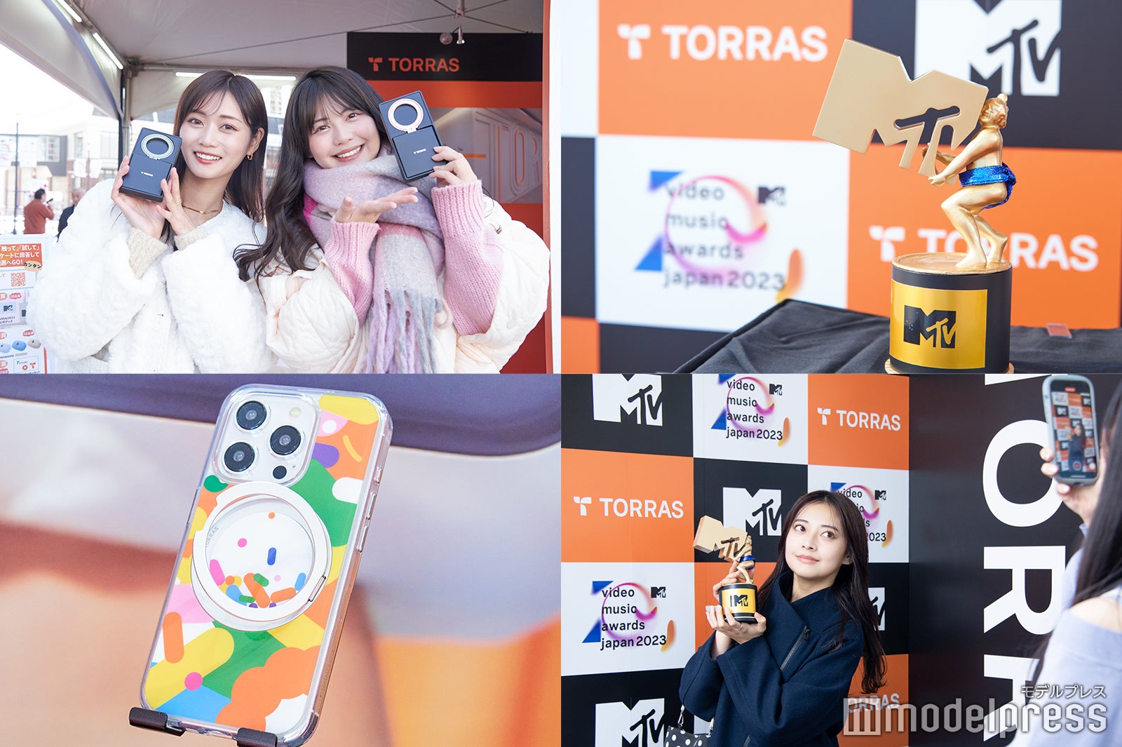 “次世代スマホケース”に人気TikTokクリエイター「万能アイテム」「かわいい」＜MTV VMAJ 2023 ブースレポ＞（C）モデルプレス