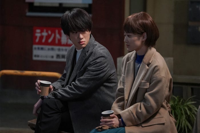 横山裕、山下美月/「舞いあがれ!」第123話(C)NHK