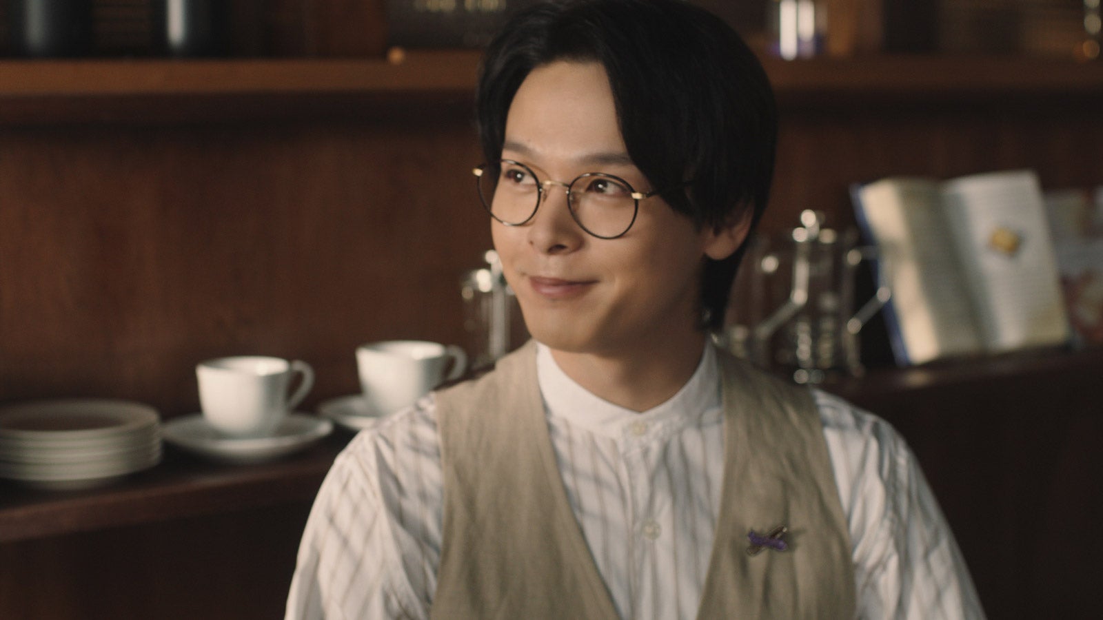 中村倫也／「こだわりの発酵バター」篇より（提供写真）