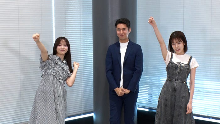 (左)森香澄(右)川口葵(C)テレビ朝日