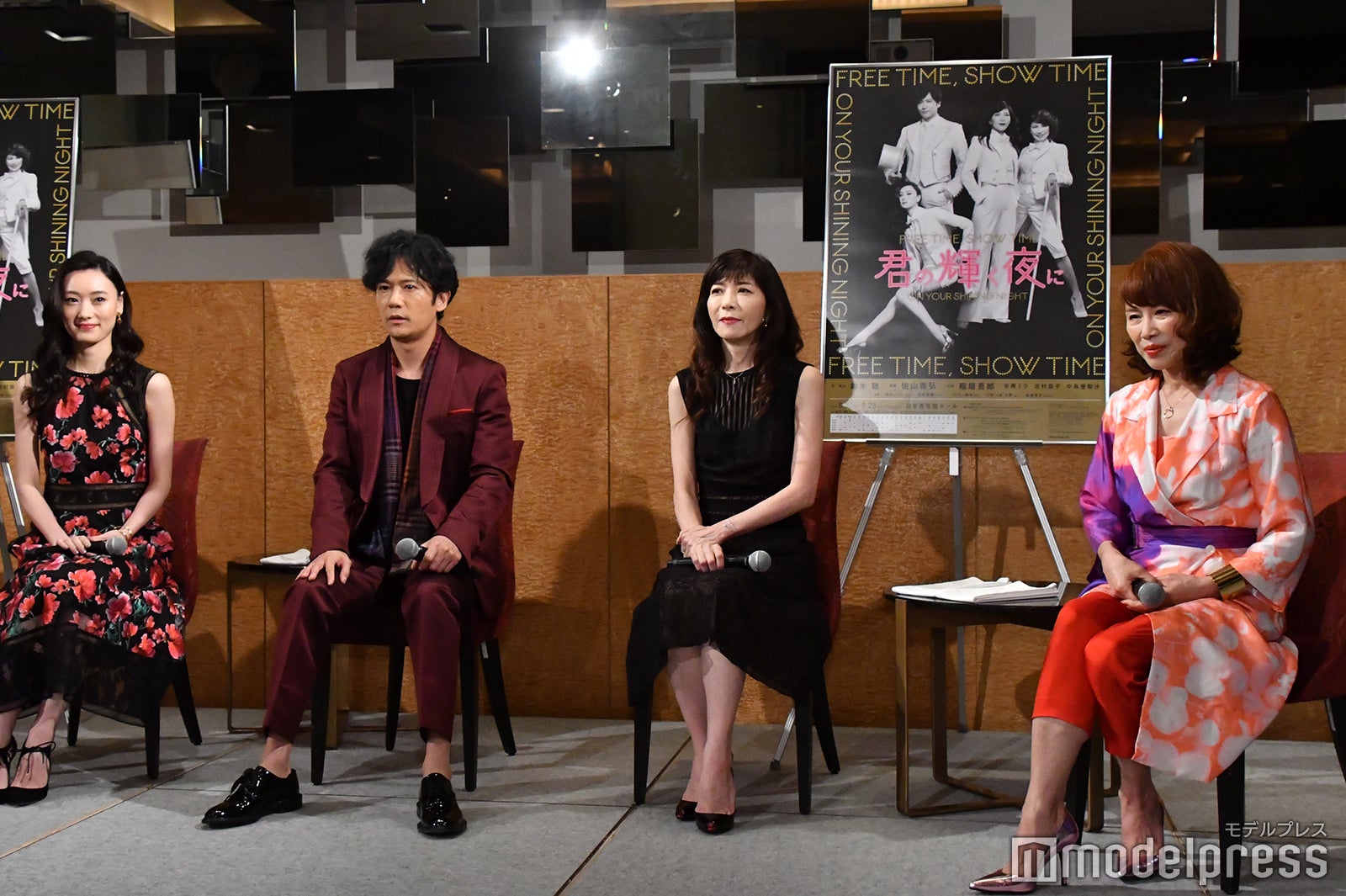 中島亜梨沙、稲垣吾郎、安寿ミラ、北村岳子（C）モデルプレス