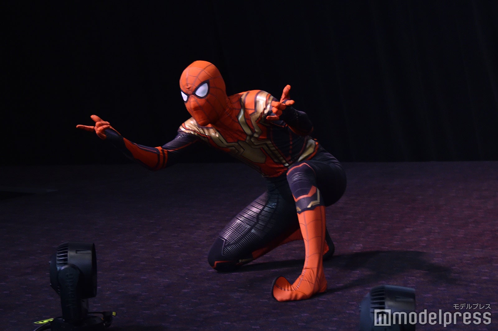 ジャニーズらしいアクロバットで登場したスパイダーマン（C）モデルプレス