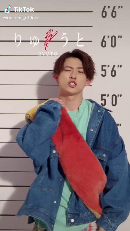 りゅうと「オオカミ」シリーズ公式TikTokより（C）AbemaTV, Inc.