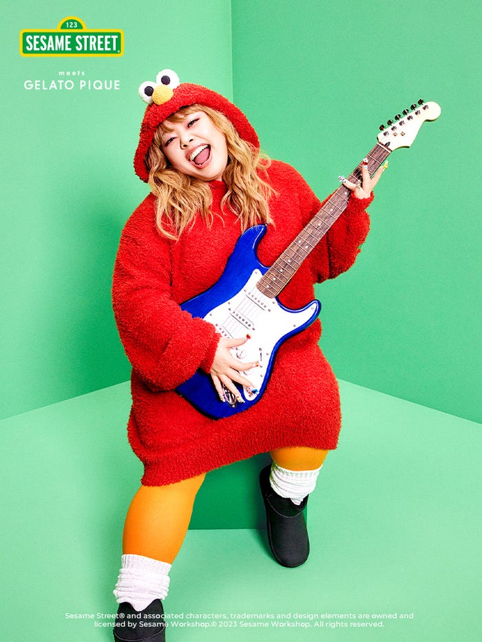 渡辺直美/エルモワンピース(提供写真)