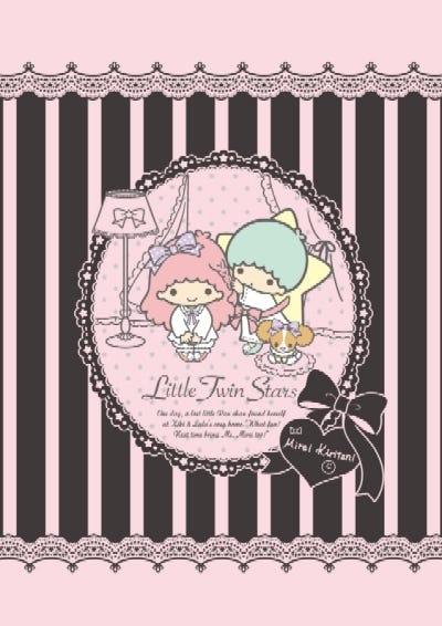 「桐谷美玲×リトルツインスターズ」(C) 1976, 2011 SANRIO CO.,LTD.