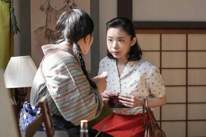 富田望生、趣里「ブギウギ」第43話(C)NHK