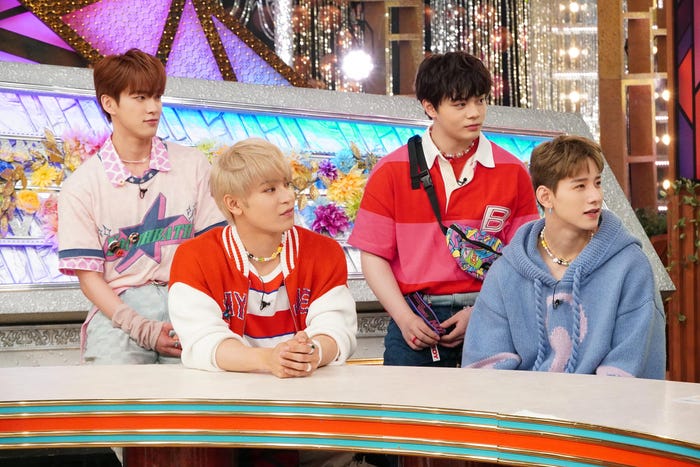 (左上から時計回りに)河野純喜、鶴房汐恩、佐藤景瑚、與那城奨(C)テレビ東京