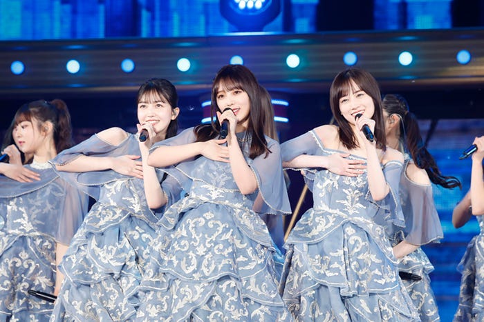 久保史緒里、与田祐希、山下美月「11th YEAR BIRTHDAY LIVE」3期生公演の様子(C)乃木坂46LLC
