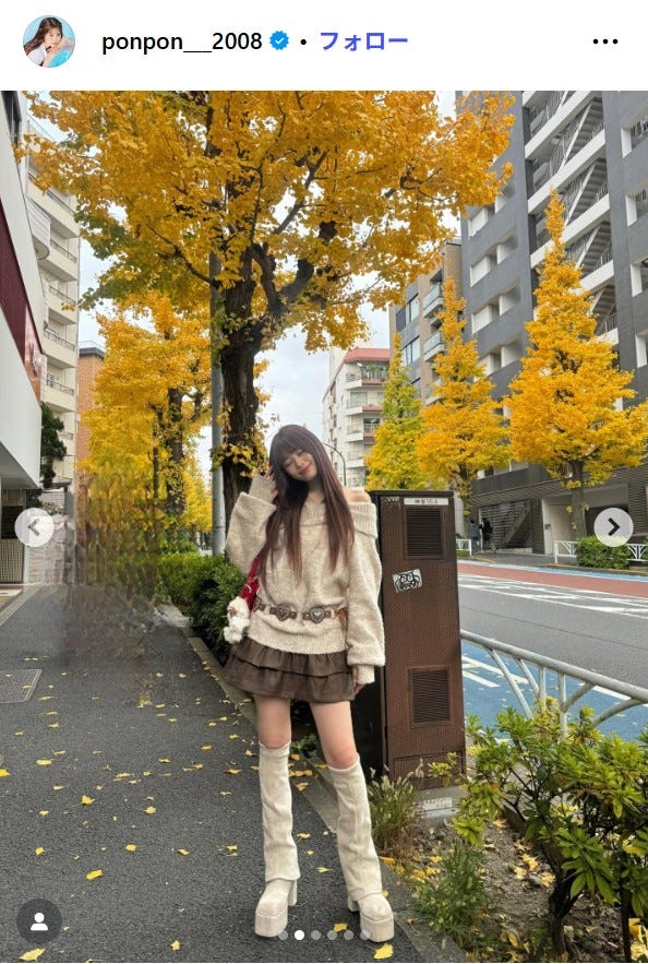 瀬川陽菜乃Instagramより