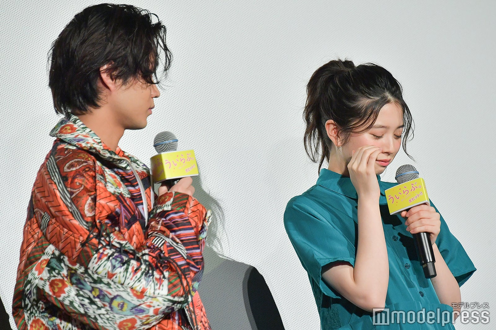 磯村勇斗、桜田ひより／お気に入りシーン実演 （C）モデルプレス