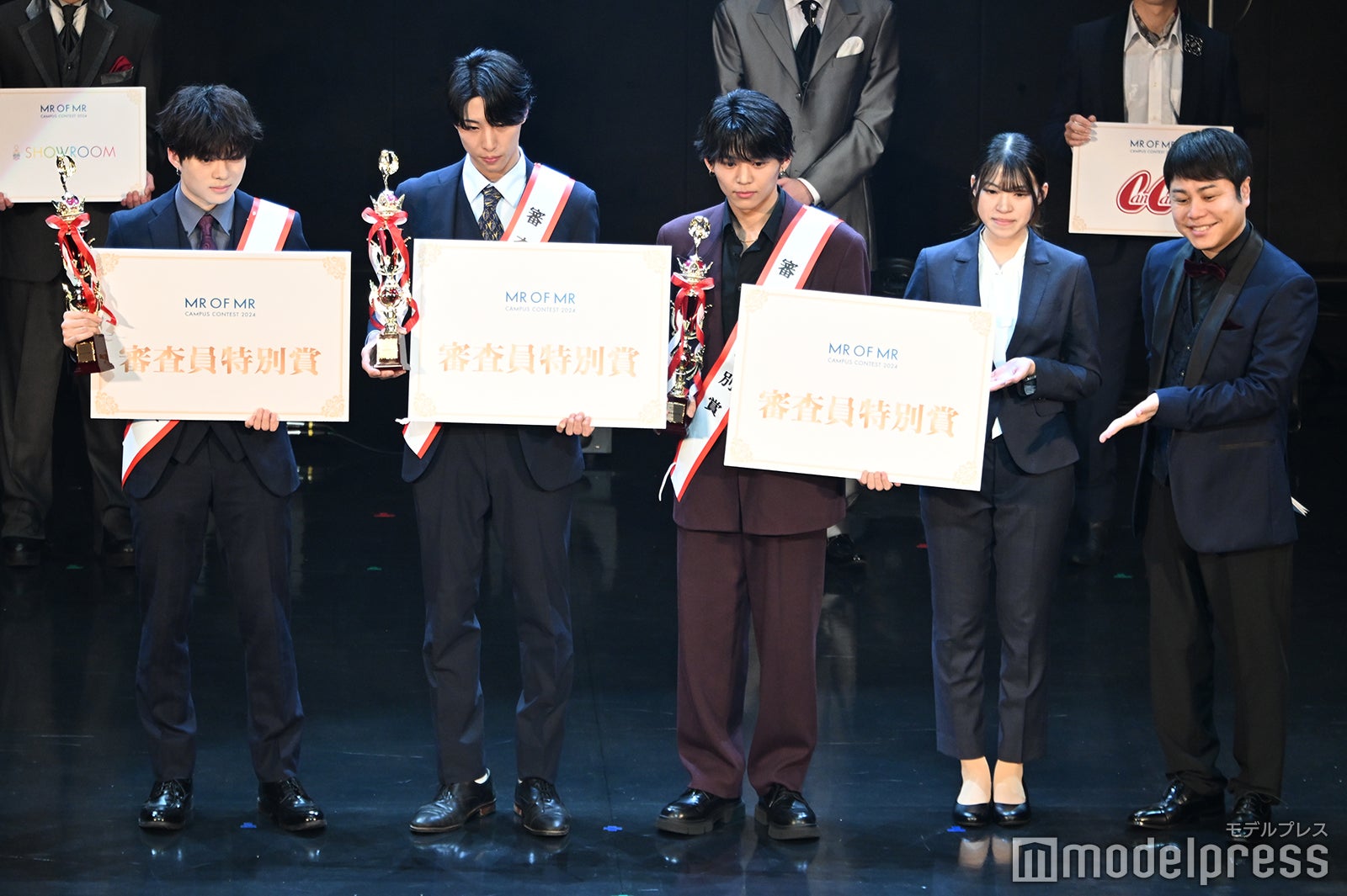 「MR OF MR CAMPUS CONTEST 2024」表彰式の様子（C）モデルプレス