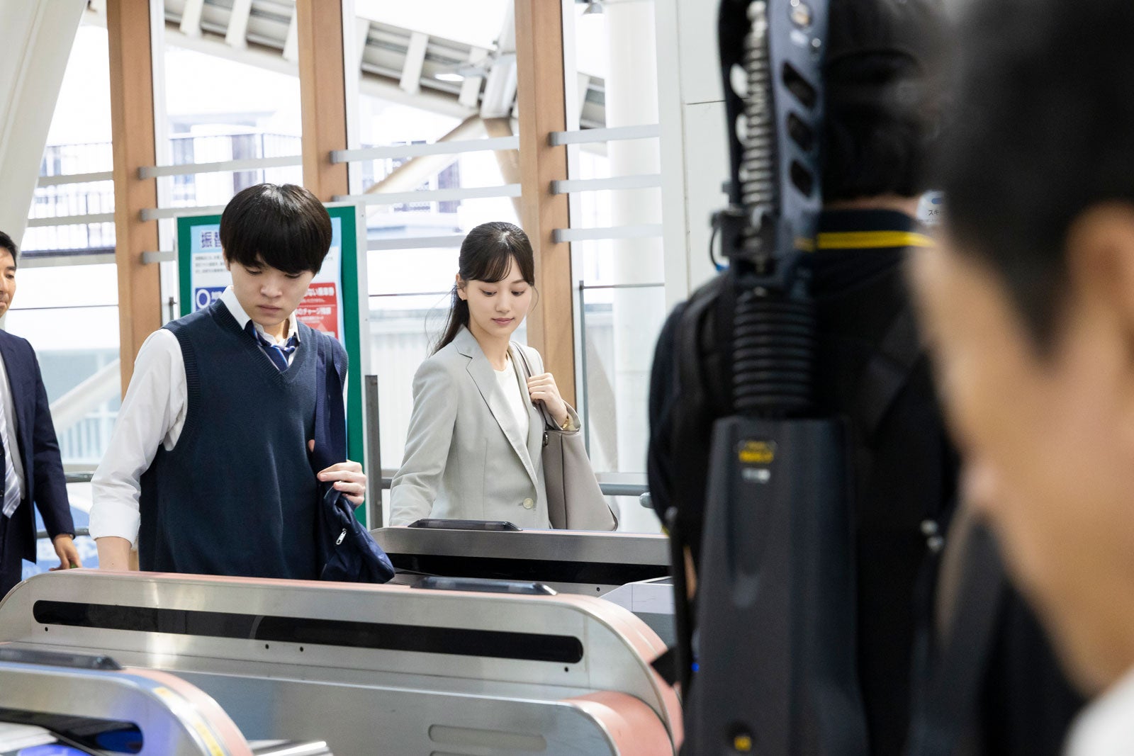 山下美月「小さな毎日、大きな世界」篇メイキングより（提供写真）