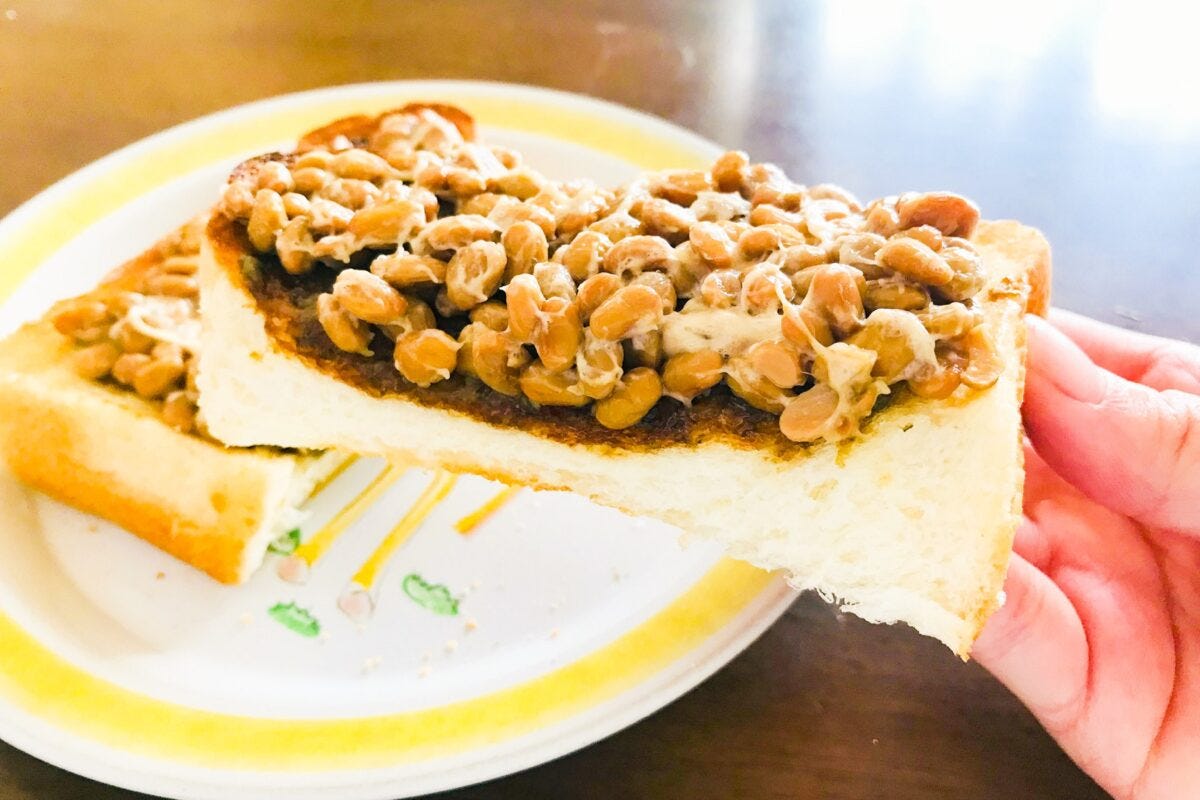 納豆トースト