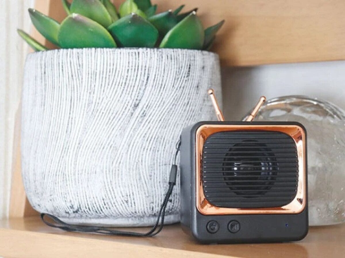 ダイソー　レトロスピーカー（ミニ）