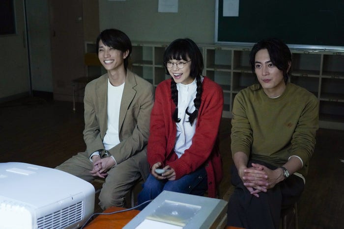 田中樹、古川琴音、間宮祥太朗「ACMA:GAME アクマゲーム」第2話より(C)日本テレビ