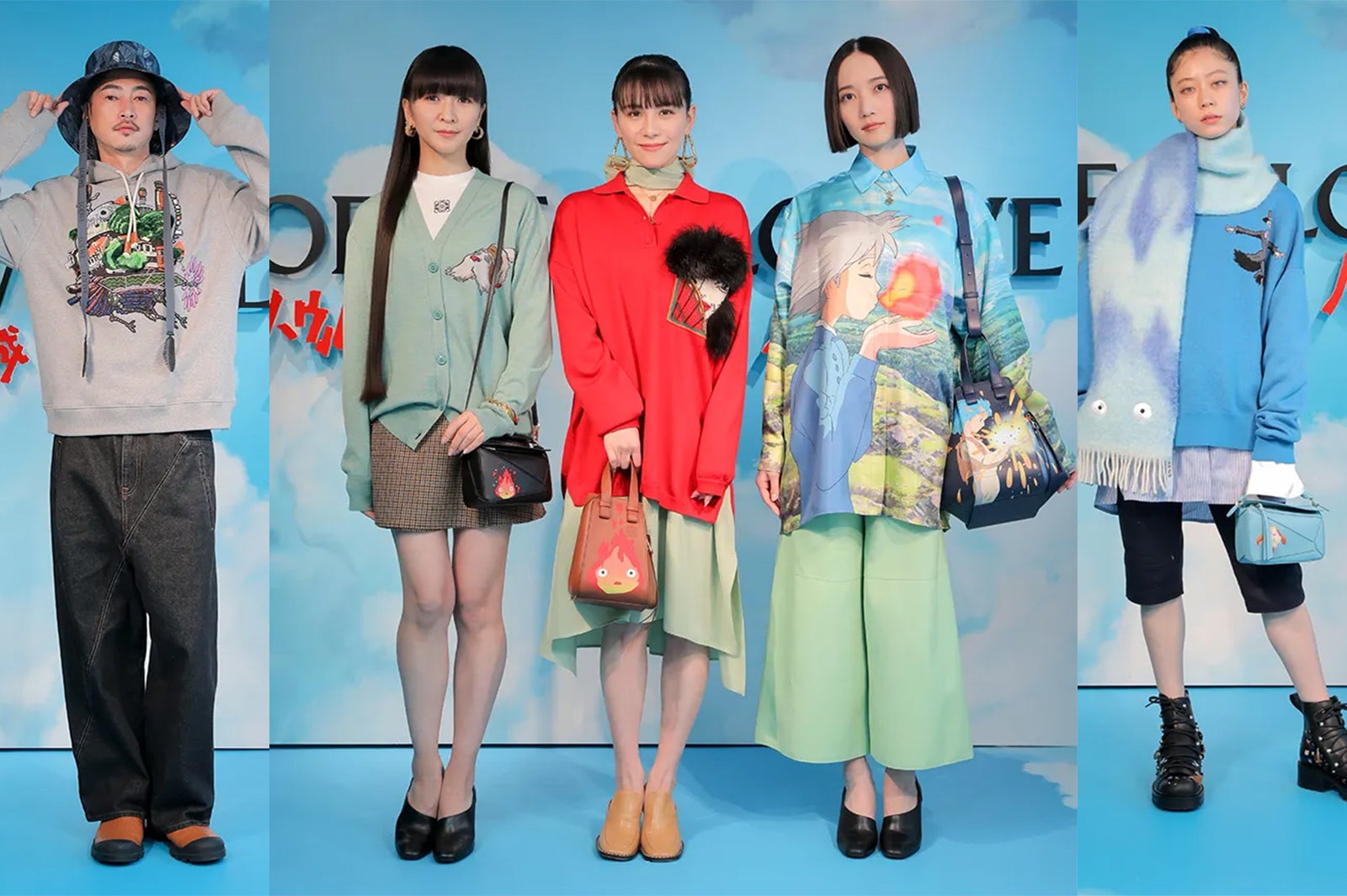 Perfume・窪塚洋介・SUMIREら「ロエベ」×「ハウルの動く城」イベント来場