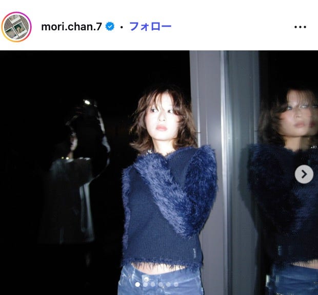 森七菜スタッフ公式Instagramより
