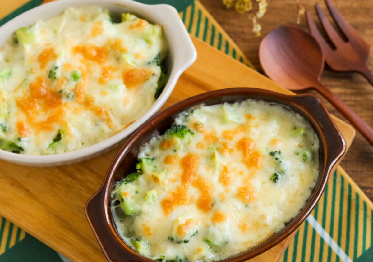 簡単すぎて怖い…包丁もまな板もいりません！平野レミさんの「ブロッコリーグラタン」作ってみた