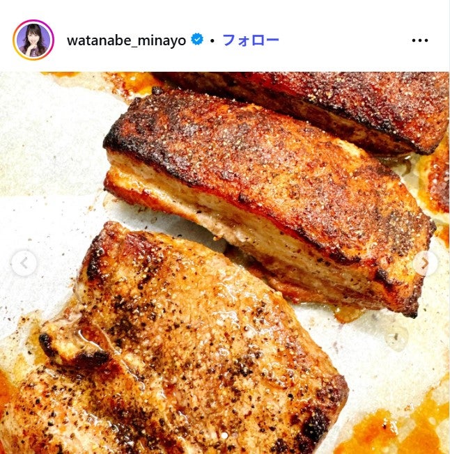 渡辺美奈代Instagramより