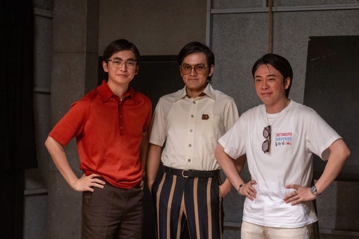 高橋文哉、北村匠海、大森元貴「あんぱん」第125話(C)NHK