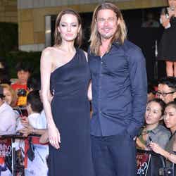 (左から)アンジェリーナ・ジョリー、ブラッド・ピット