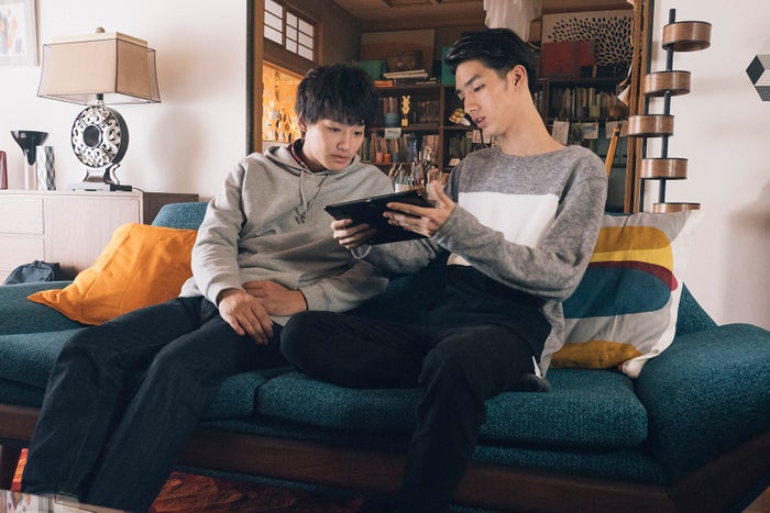 野村周平、清水尋也/「電影少女」第1話より(C)「電影少女2018」製作委員会