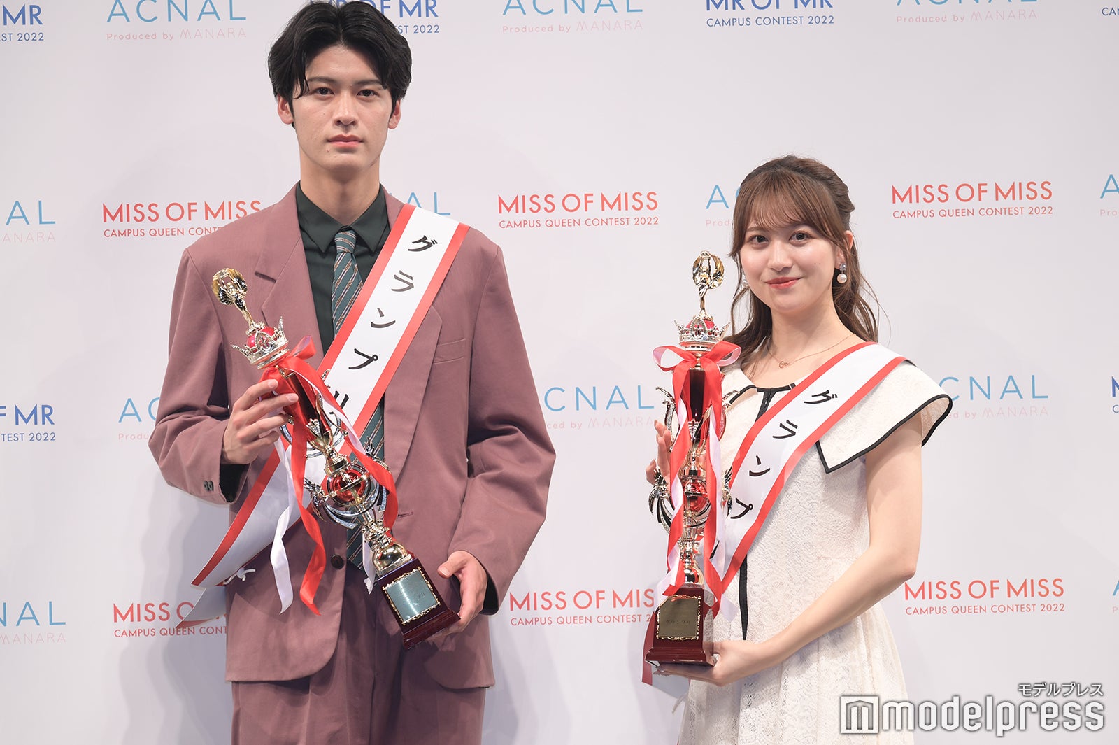 日本一美しい女子大生＆日本一のイケメン大学生、NON STYLE・鷲見玲奈から芸能界で生き抜くエール「付き合う人には気を付けて」＜MISS OF MISS CAMPUS QUEEN CONTEST 2022＞