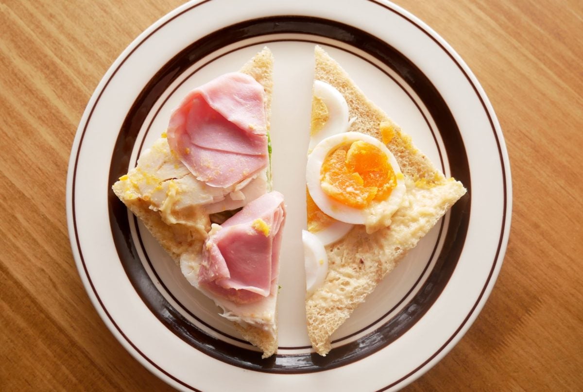 たんぱく質が摂れるチキンサラダサンド