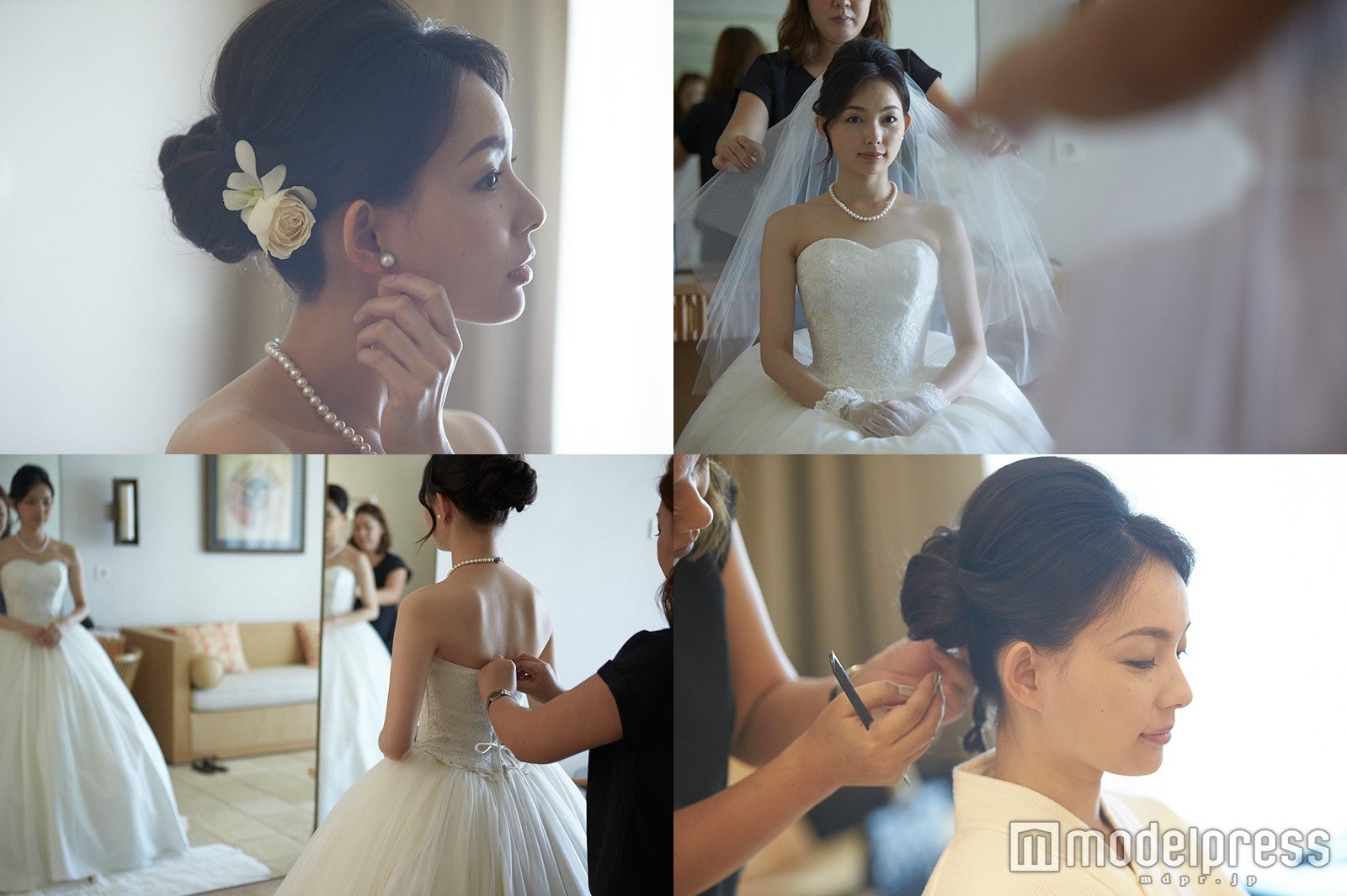 日本人スタッフによるヘアメイクが受けられるので安心