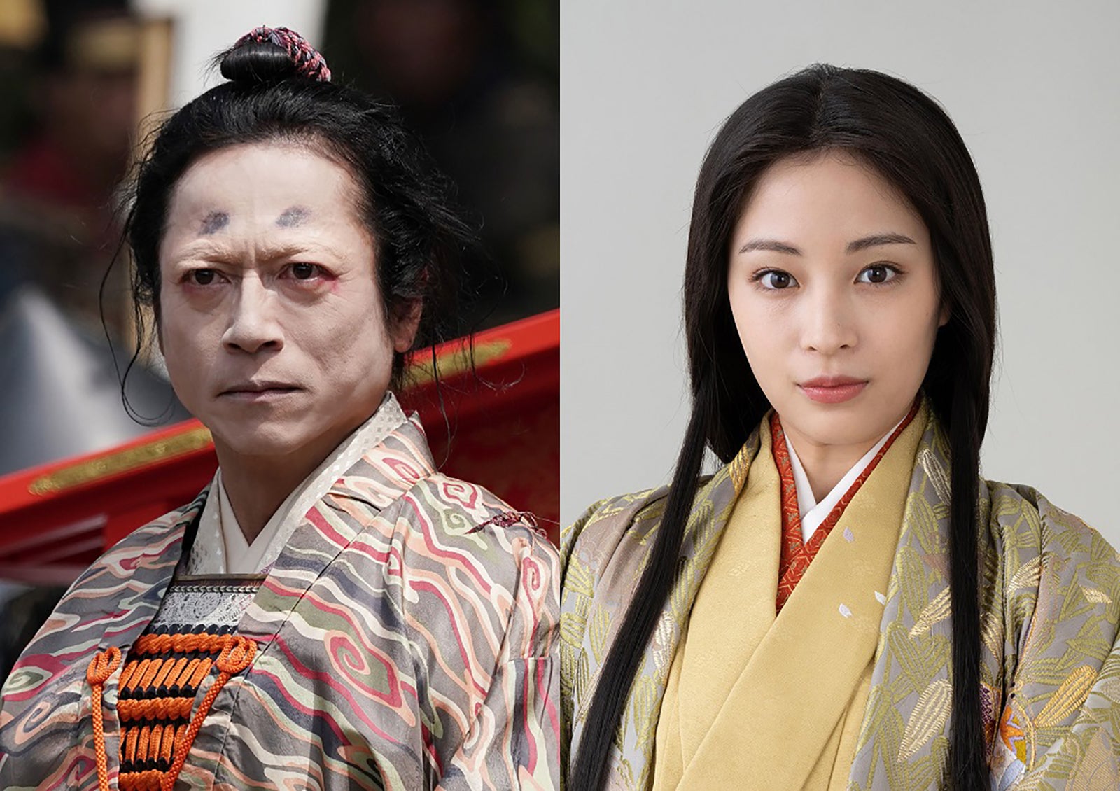 （左から）三上博史、広瀬すず （C）フジテレビ