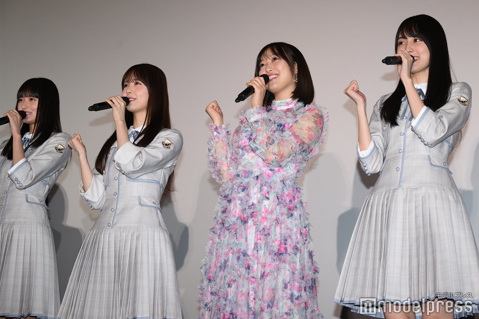 遠藤さくら、筒井あやめ、北川悠理、賀喜遥香（C）モデルプレス