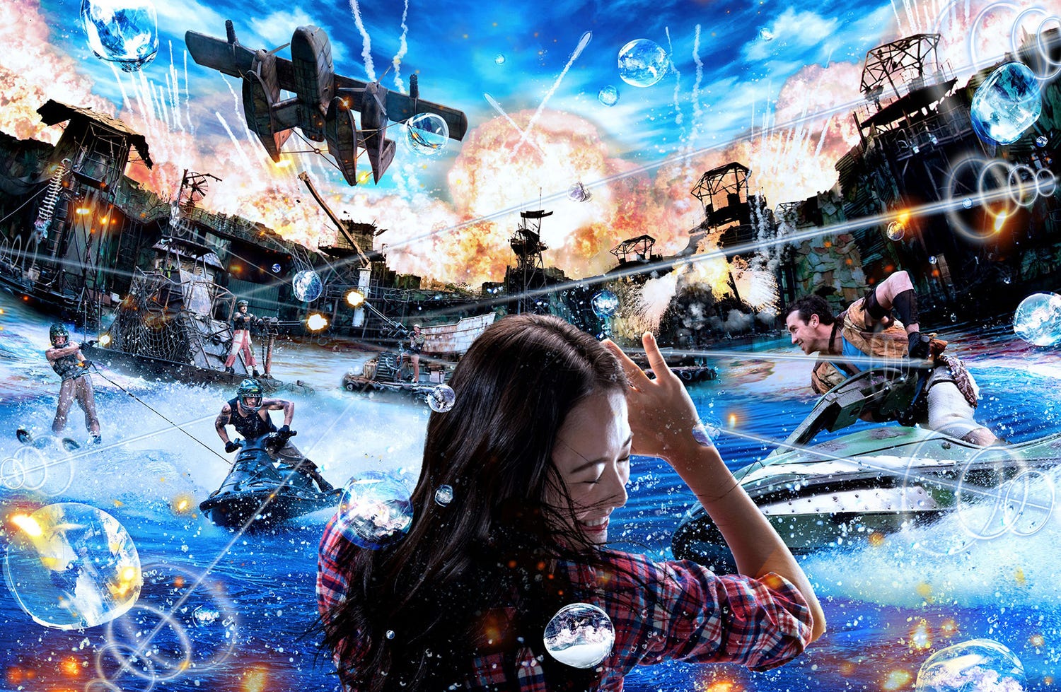 USJ人気ショー「ウォーターワールド」が進化、3D音響&スタントや特殊効果を増強