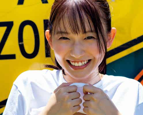 女子大生お天気キャスター・志田音々、白水着で抜群美ボディ弾ける