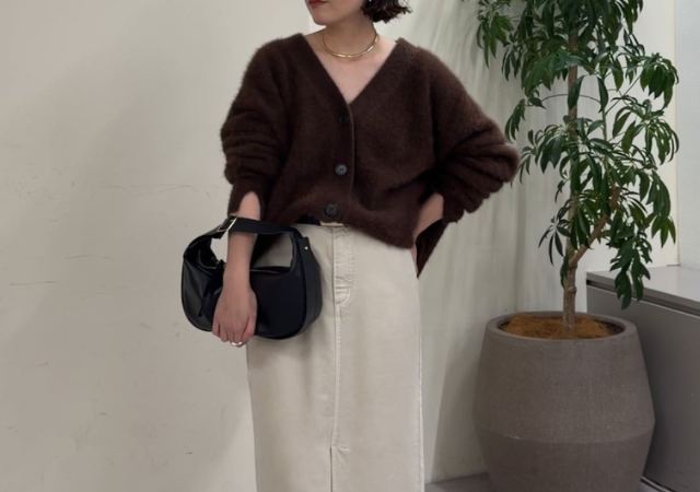 秋コーデは「ブラウンカーディガン」が主役♡羽織るだけで即こなれる！大人のお手本5style